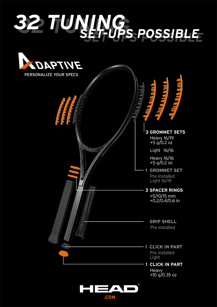 HEAD - 中古 テニスラケット ヘッド グラフィン タッチ インスティンクト アダプティブ 2017年モデル (G1)HEAD GRAPHENE TOUCH INSTINCT ADAPTIVE 2017 硬式テニスラケット 中古】ヘッド グラフィン タッチ インスティンクト アダプティブ