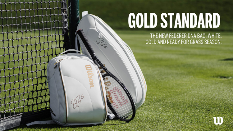 【500個限定モデル】Wilson FEDERER DNA WHITE/GOLD