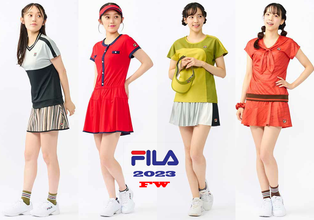 最新2023FW 新品タグ付 FILA フィラ テニス ワンピース ブラック L