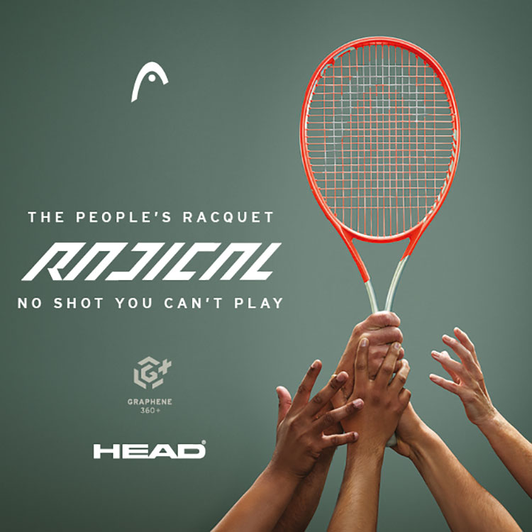 最も完璧な HEAD RADICAL PRO Graphene 360 テニスラケット