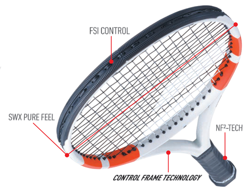 2024年モデル】バボラ(Babolat) テニスラケット ピュアストライク 100 