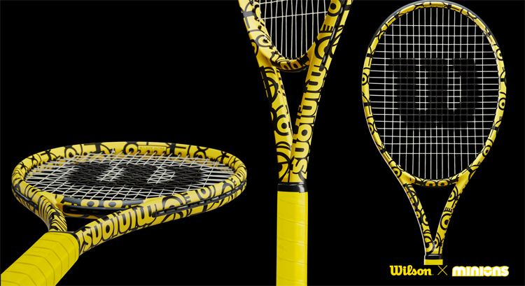 ウイルソン(Wilson) テニスラケット ミニオンズ ウルトラ 100 (MINIONS ULTRA 100) WR064811U+